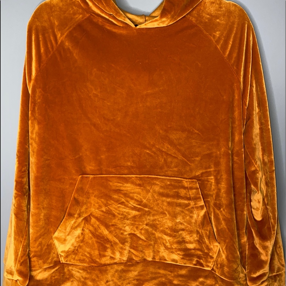 Velour hoodie